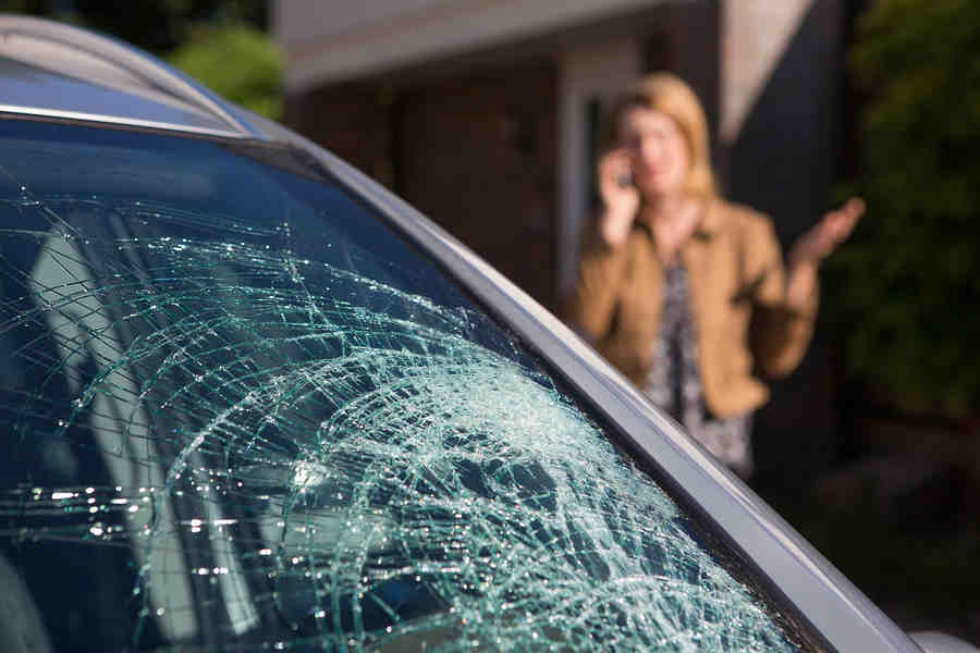 How long can you drive with a crack windshield?