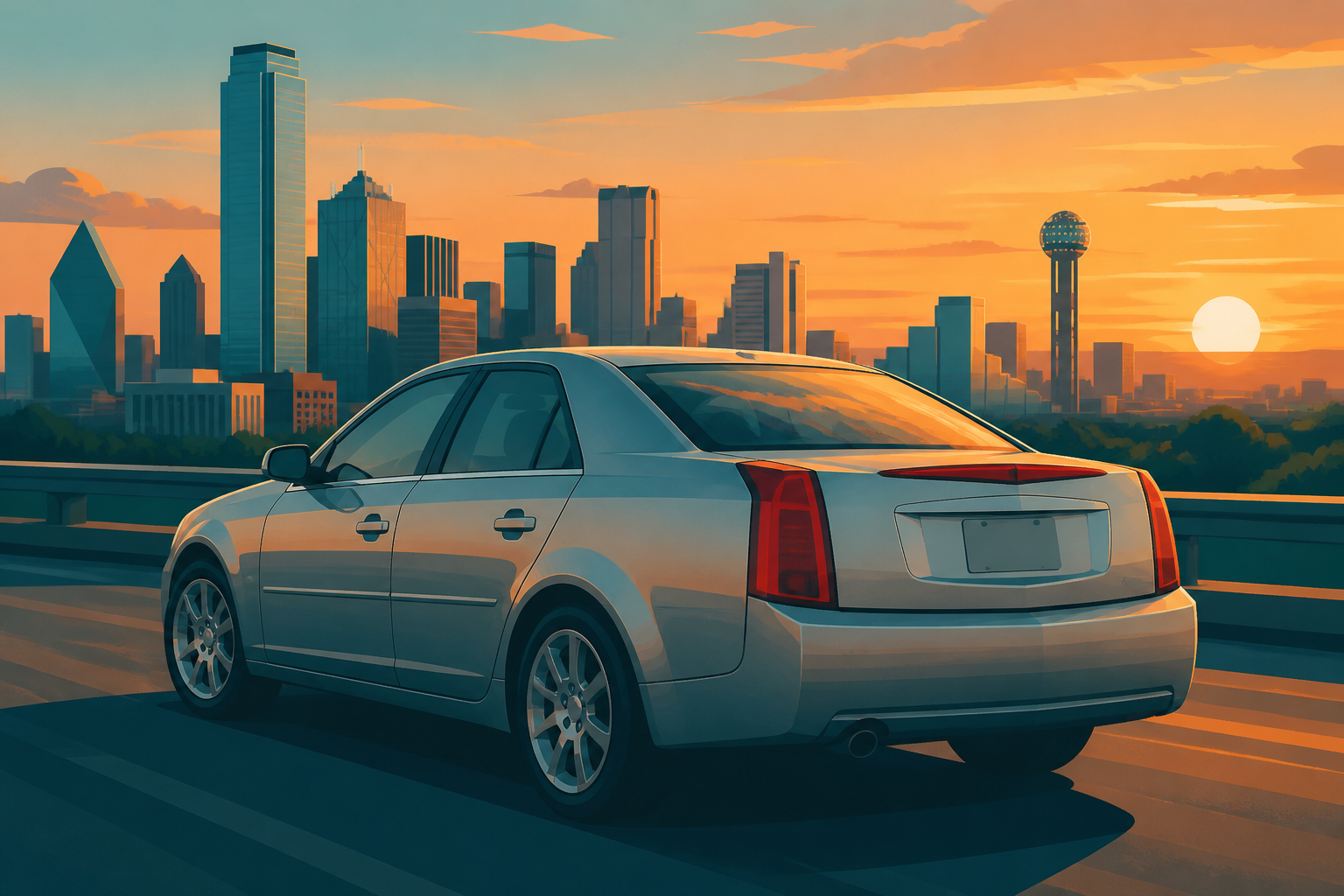Illustrated guide to Back Windshield 2003 Cadillac Cts In Dallas Texas in Dallas
