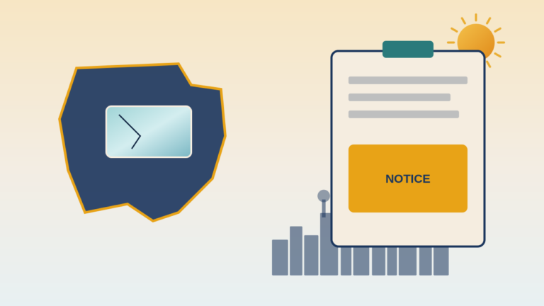 Texas and Dallas illustration about getting a ticket for a cracked windshield