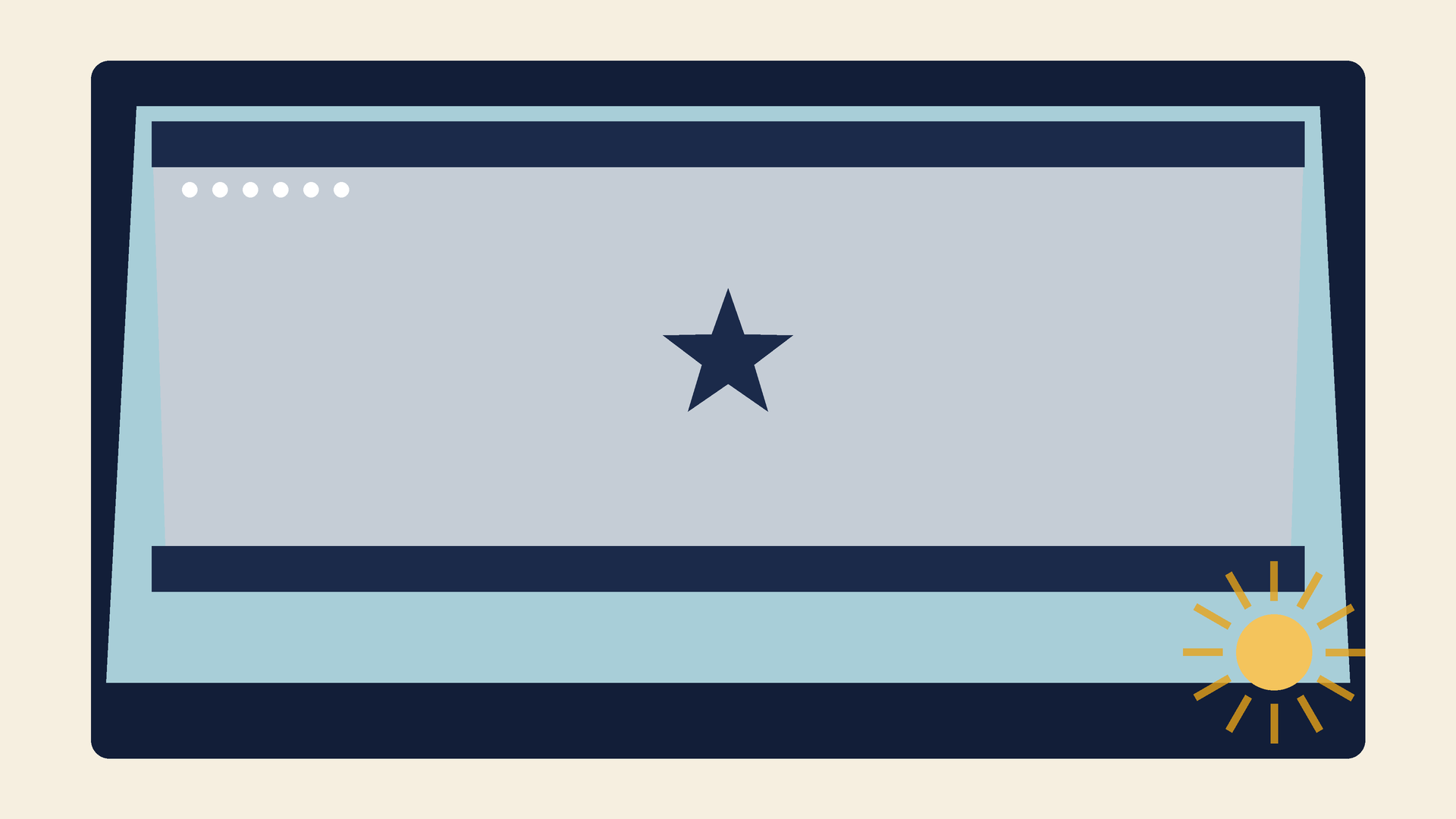 Dallas close-up illustration of a windshield weather cover on a parked car