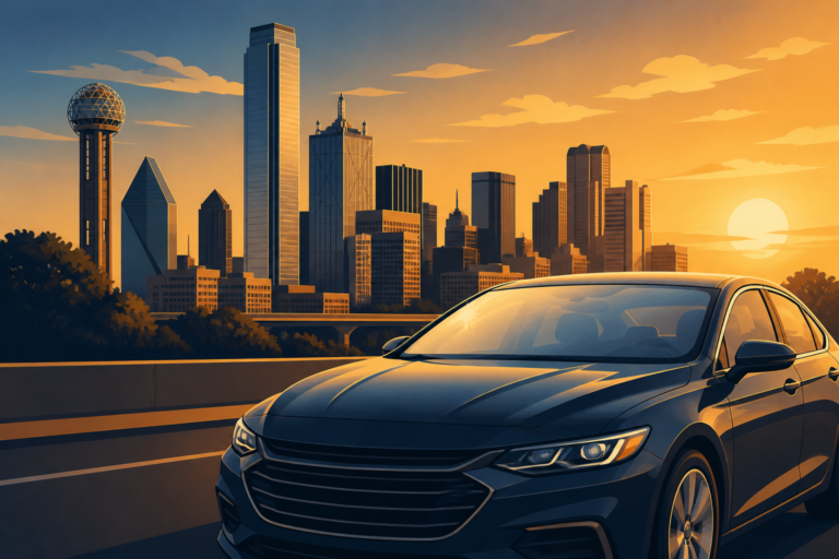 Illustrated same-day windshield replacement in Dallas
