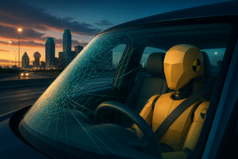 Illustrated guide to Dallas Woman Impales Man In Her Car Windshield in Dallas