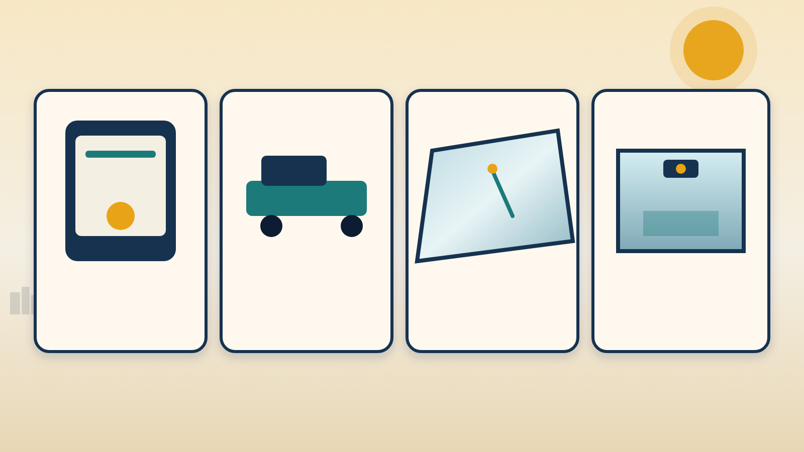 Dallas step-by-step illustration of mobile windshield replacement and sensor calibration