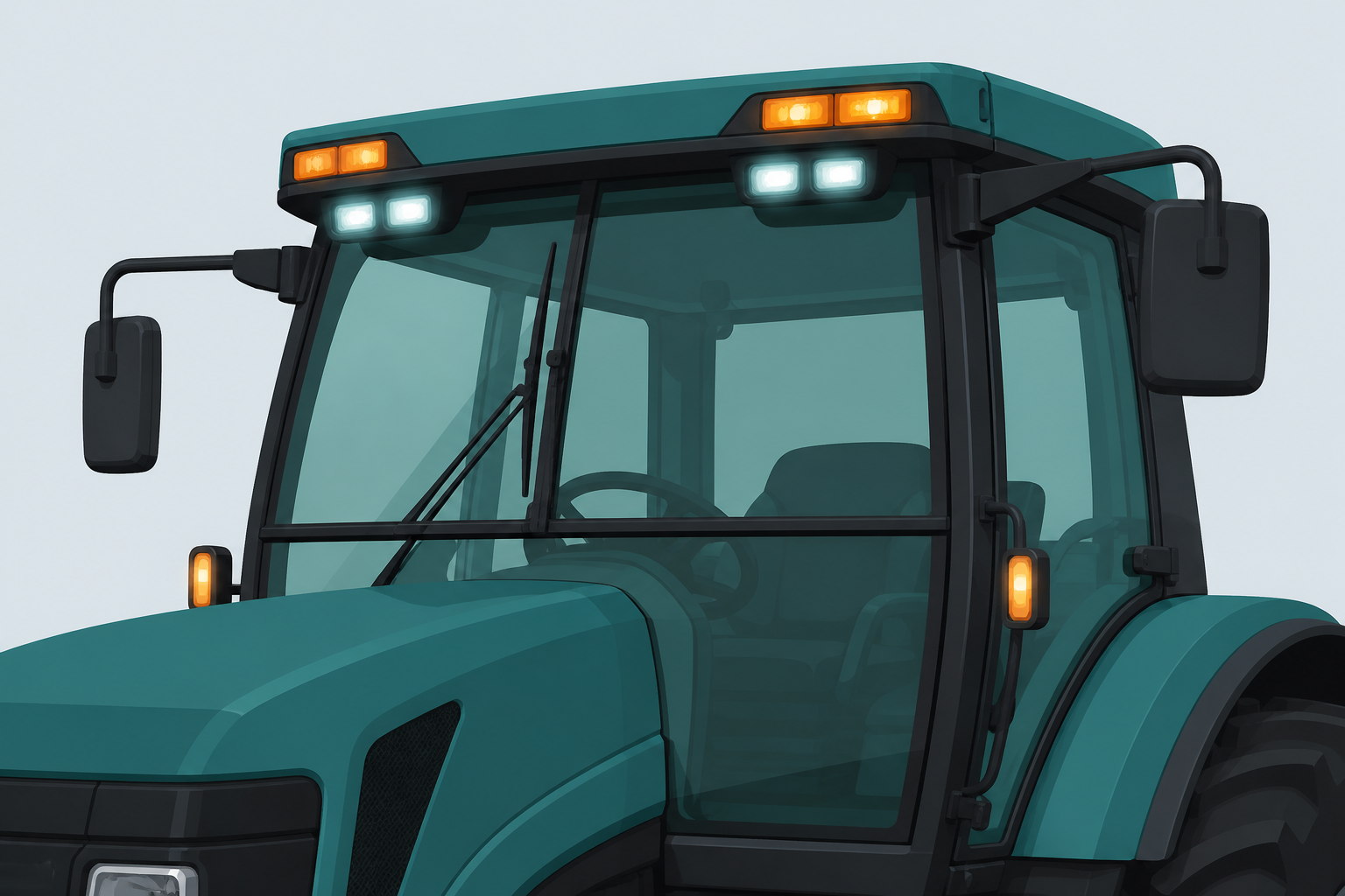 Detail illustration of Semi Truck Windshield Replacement Dallas Tx for Dallas drivers