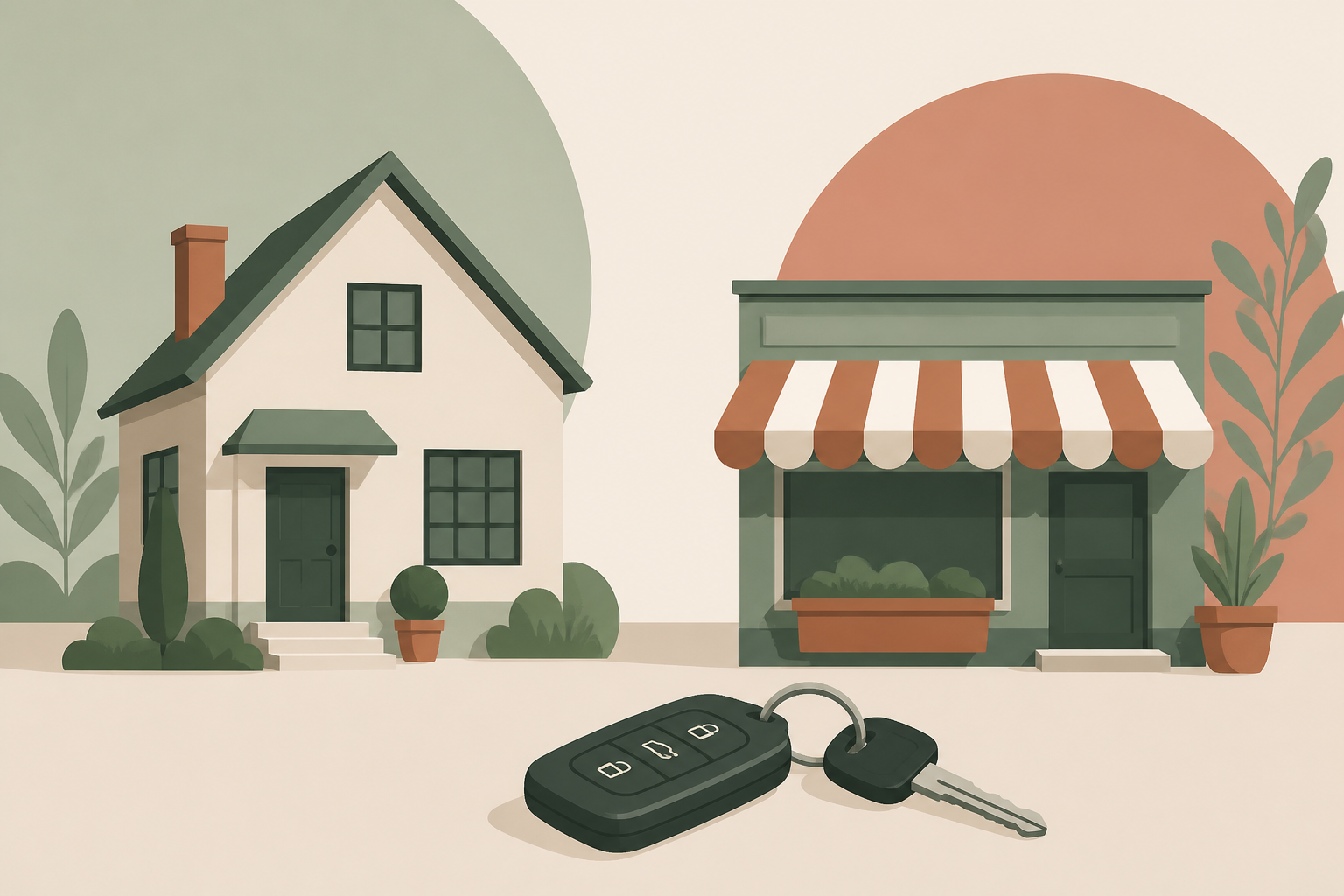 Illustrated mobile versus in-shop Dallas windshield replacement choice