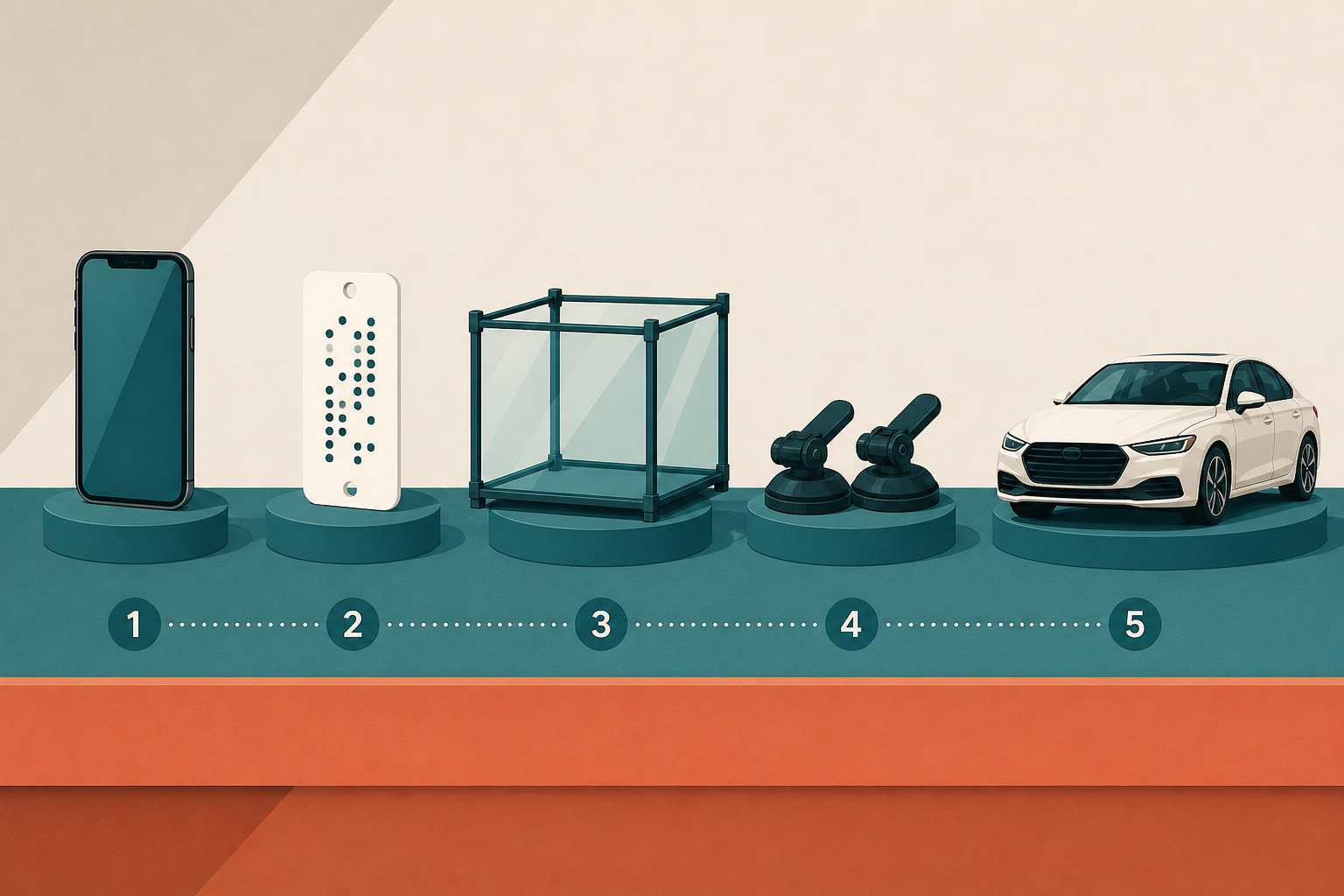 Illustrated Dallas windshield replacement appointment steps